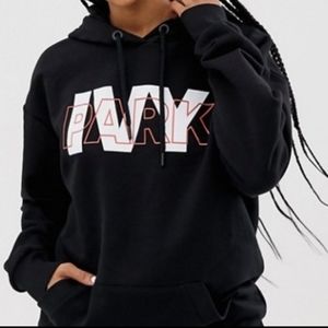 ivy park layer logo hoodie